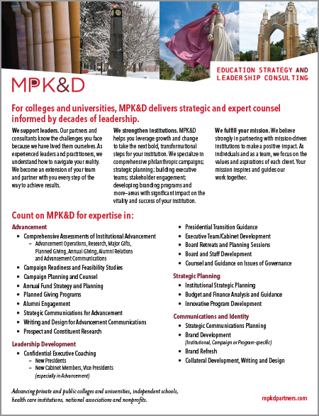 MPK&D profile sheet