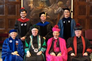 Mary Pat Seurkamp receives honorary degree from St. Mary’s Seminary and University