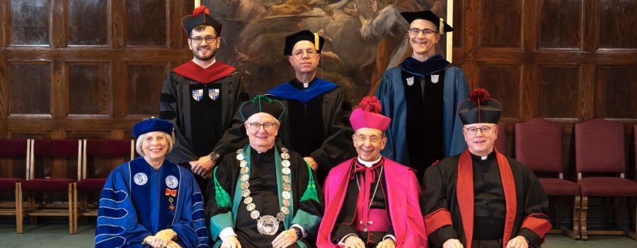 Mary Pat Seurkamp receives honorary degree from St. Mary’s Seminary and University